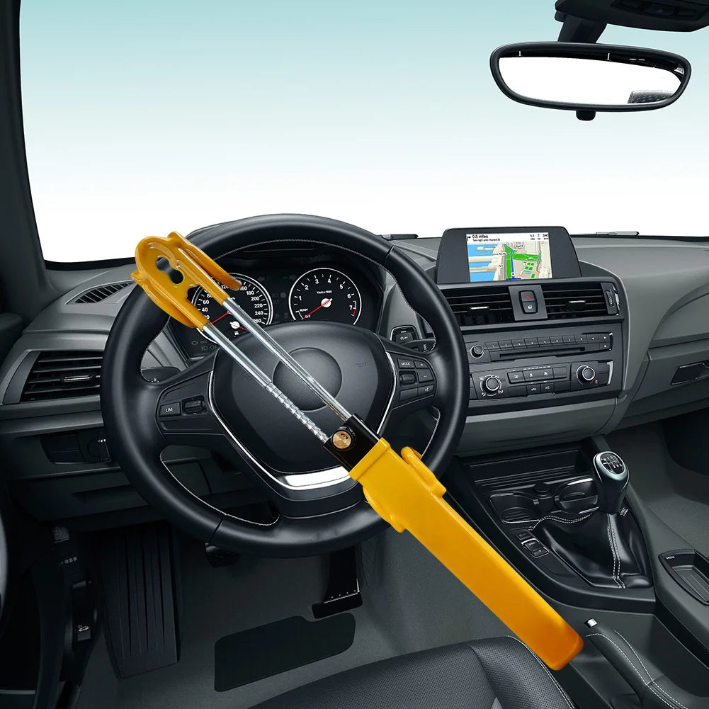 Dispositif antivol, Double crochets rétractables, verrouillage de roue universel adapté aux voitures, camions, fourgonnettes et suv