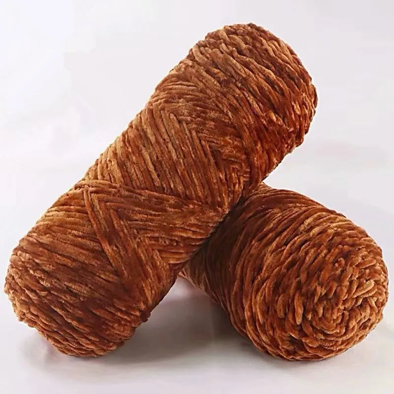 Fil de velours doux en chenille pour modules ogo 1, fil de peluche DolDave Baby, accessoires Amigurumi, bricolage, 100% polyester, 100g, 130m