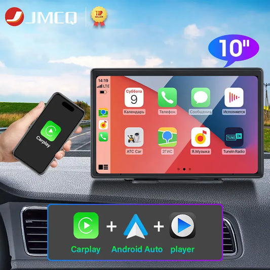 JMCQ 7/10 pouces Carplay voiture écran intelligent lecteur vidéo multimédia sans fil Carplay Android Auto autoradio pour Apple Android stéréo