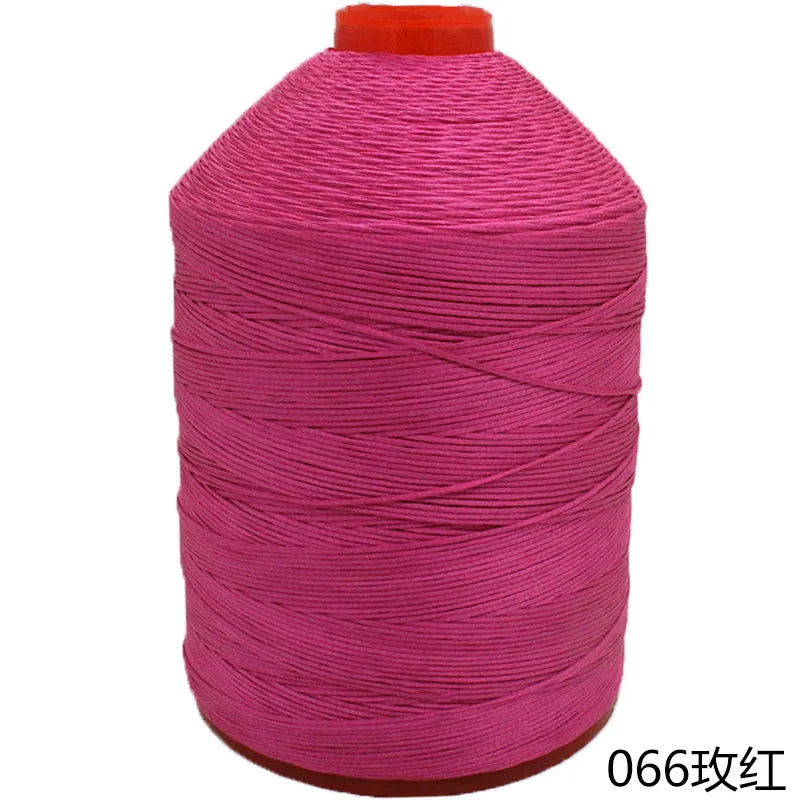 Fil de Cuir Polyester à 16 Brins, Creux, Crochet Fait à la Main, Bracelet Tissé, Pompon, 1mm, 210D