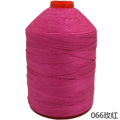 Fil de Cuir Polyester à 16 Brins, Creux, Crochet Fait à la Main, Bracelet Tissé, Pompon, 1mm, 210D