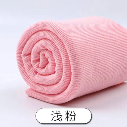 Tissu fileté élastique en coton, manches de sweat-shirt, col, ourlet, bord inférieur, tissu tricoté à revers élastique pour vêtements