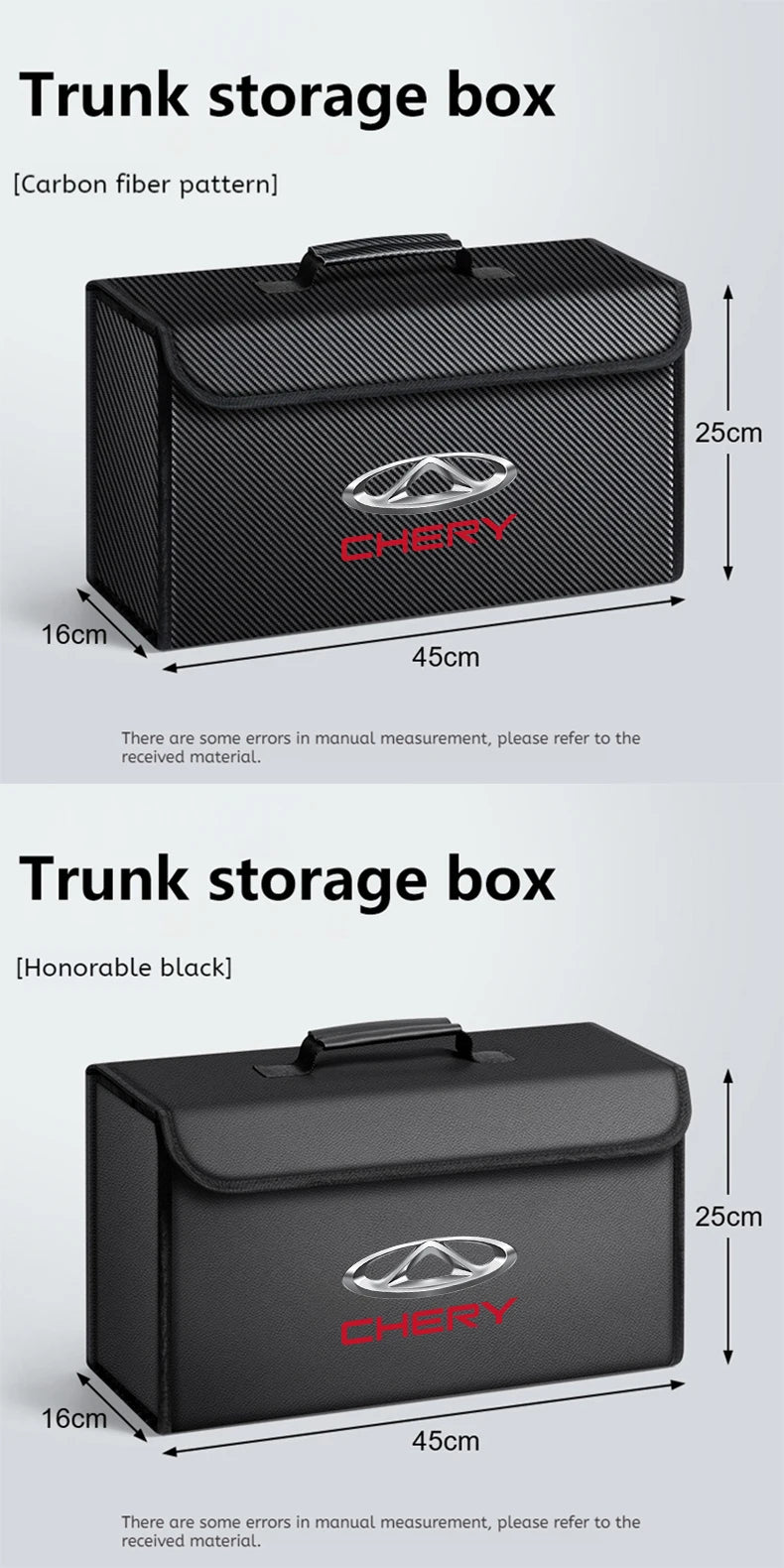 Boîte de rangement de coffre de voiture, organisateur de rangement, sac conteneur de rangement pour CHERY TIGGO 2 5 4 TIGGO7 PRO TIGGO8 Plus 9 ARRIZO 6 8 2025