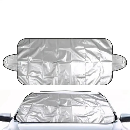 Couverture de pare-brise de voiture pour protection de fenêtre de gel pliante de glace couverture de pare-brise avant de voiture pour les déplacements quotidiens en hiver