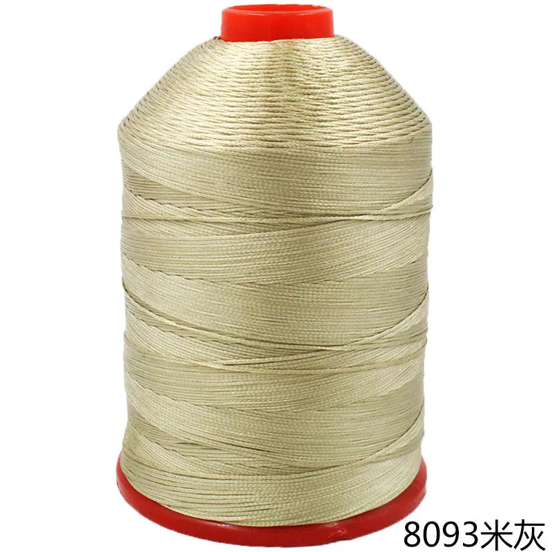 Fil de Cuir Polyester à 16 Brins, Creux, Crochet Fait à la Main, Bracelet Tissé, Pompon, 1mm, 210D