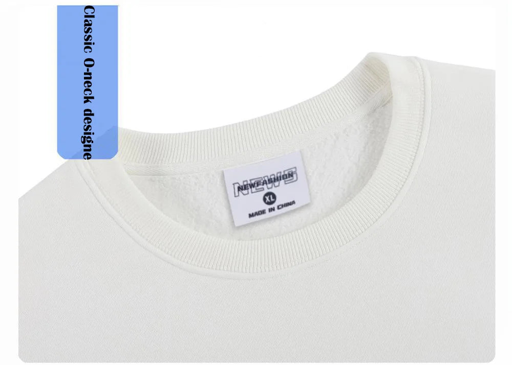Bricolage Logo personnalisé 500GSM poids lourd hommes sweats à capuche nouveau automne hiver épais coton hommes haut couleur unie sweat à capuche pull