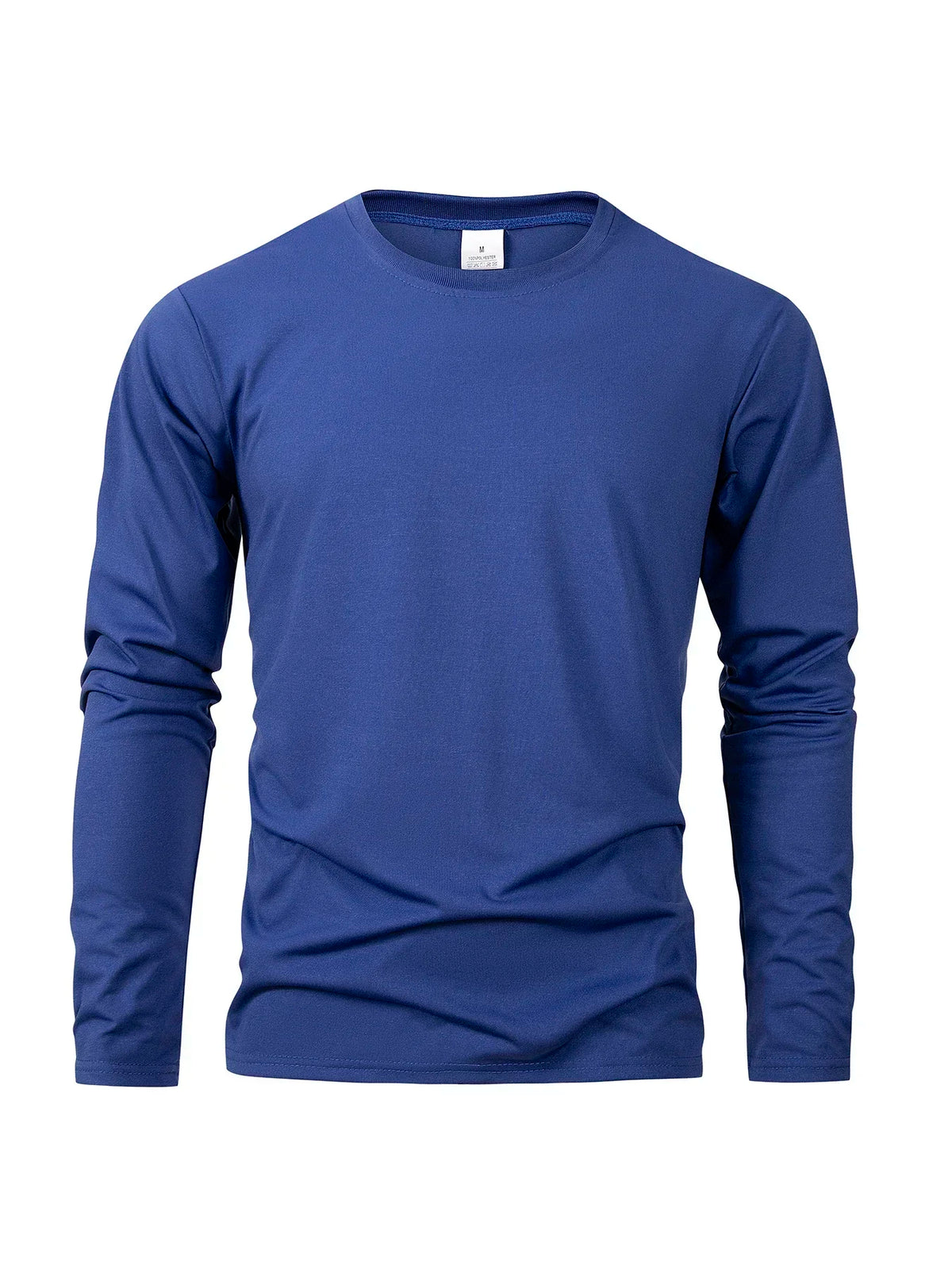 T-shirts à manches longues pour hommes, décontractés, col rond, évacuant l'humidité, hauts de sport pour hommes, confortables et polyvalents