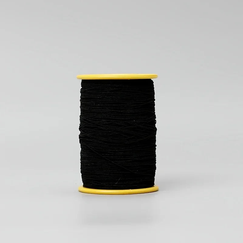 Corde élastique pour Machine à coudre, 0.5mm, ligne élastique en Polyester super fin, accessoires pour vêtements, corde élastique