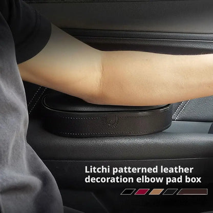 Support d'accoudoir de porte de voiture universel, hauteur réglable, coussin de rangement, accoudoir de voiture avec boîte en cuir PU souple, support d'accoudoir X2Y0