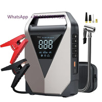 Batterie externe multifonction tout-en-un 12000mAh, démarreur de saut d'urgence pour voiture, lumière LED, gonfleur d'air Portable pour voiture et camion