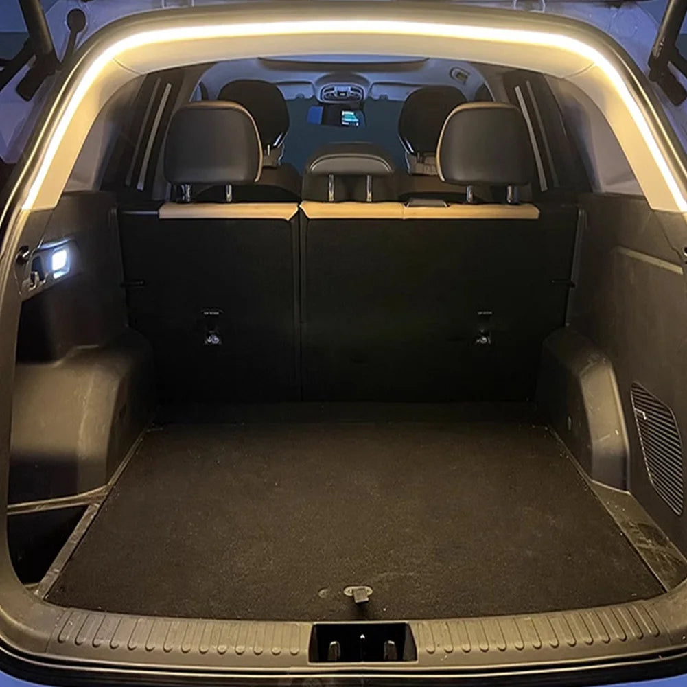 Bande lumineuse LED pour coffre de voiture, sans perçage, bande lumineuse à flux dynamique, capteur automatique, bande lumineuse arrière pour berline SUV, pick-up à hayon