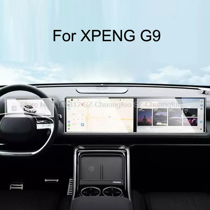 Film de protection en TPU pour XPENG G9, navigation GPS de voiture, écran de tableau de bord, accessoires anti-rayures, 2022- 2024