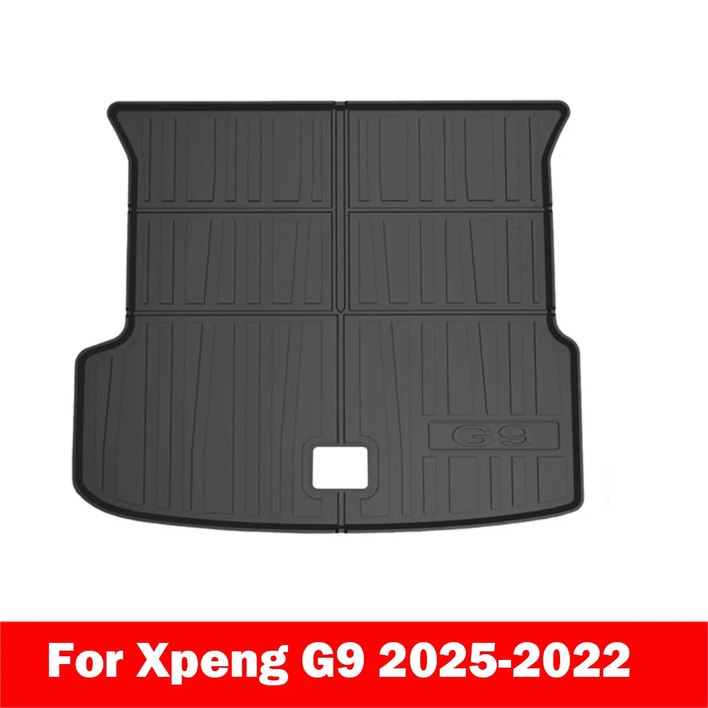 Tapis de sol et doublure de chargement en TPE pour Xpeng G9 2022 – 2024, doublures de sol toutes saisons, tapis de coffre en TPE, tampon étanche robuste LHD