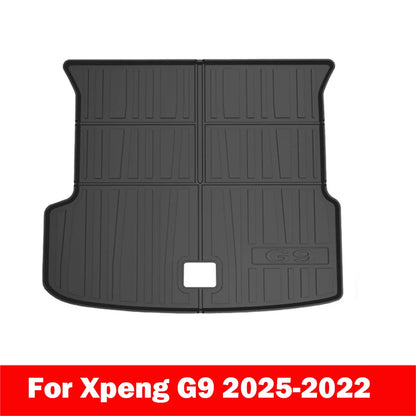 Tapis de sol et doublure de chargement en TPE pour Xpeng G9 2022 – 2024, doublures de sol toutes saisons, tapis de coffre en TPE, tampon étanche robuste LHD
