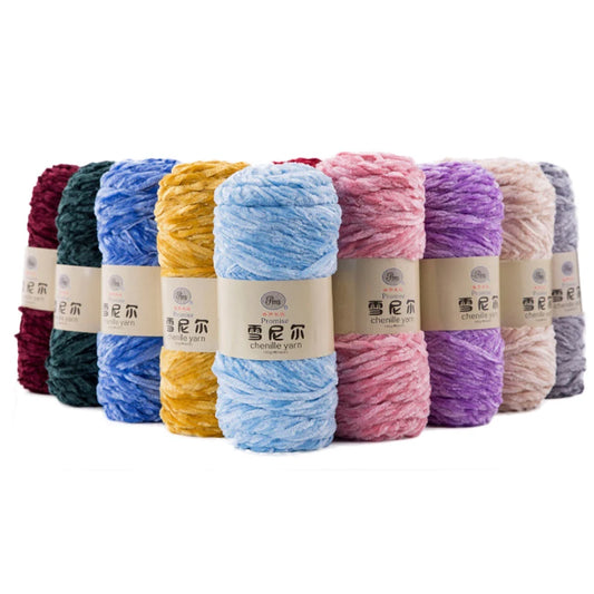 Fil de velours doux en chenille pour modules ogo 1, fil de peluche DolDave Baby, accessoires Amigurumi, bricolage, 100% polyester, 100g, 130m