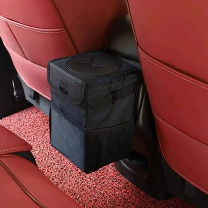 Poubelle de voiture pliable portable étanche, poubelle multifonctionnelle, conteneur de stockage intérieur