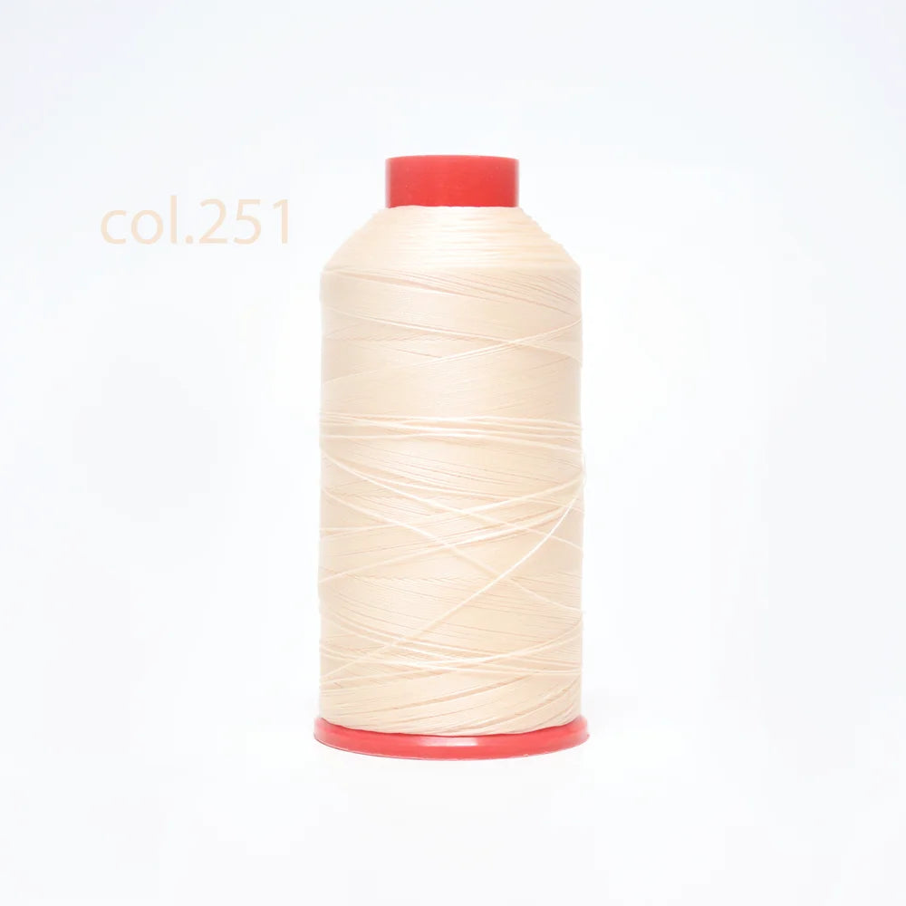 TEX 70 fil collé en Nylon 0.3MM robuste résistance à la rupture rembourrage en cuir chaussures toile point de couture 210D/3 1500 mètres