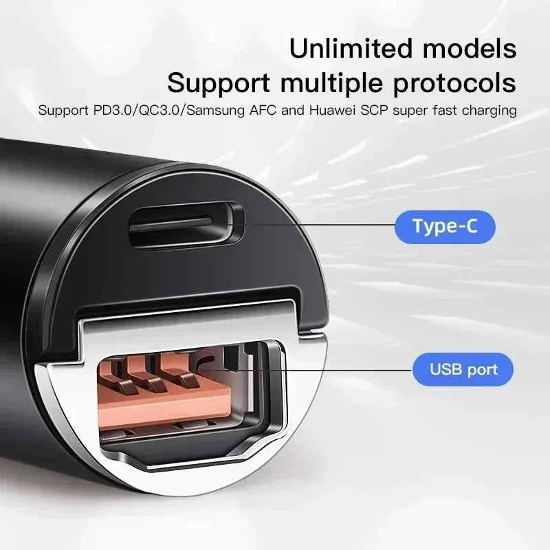 Allume-cigare de voiture, chargeur rapide, adaptateur USB PD type-c, prise de conversion pour LynkCo Lynk & Co Lynk Co 01 1 05 06 5 6 3 03, accessoires