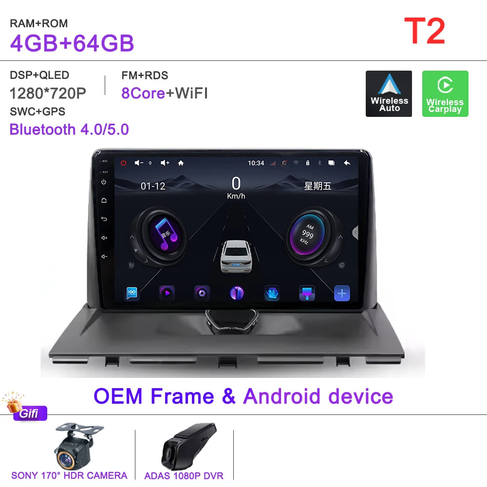 Android 15 autoradio pour Peugeot Expert 2 G9 2007-2017 2 No 2din DVD 5G Navigation stéréo GPS écran tête Carplay multimédia