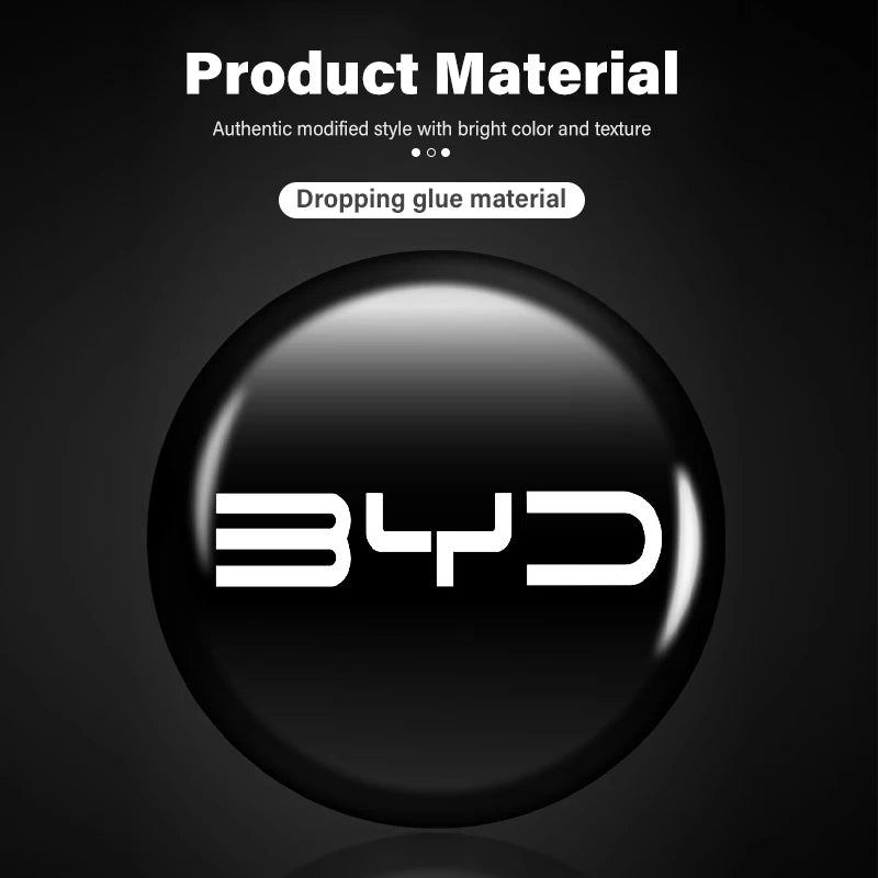 Autocollants de protection pour noyau de serrure de trou de serrure de porte de voiture, 8 pièces, pour BYD Tang MAX DMI Qin EV600 Han EV Yuan Song PLUS Pro