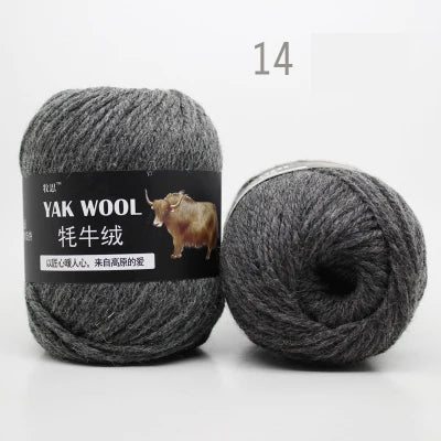 Fil épais de laine de cachemire Yak pour tricoter, écharpe de pull au Crochet, fil de laine mélangée mérinos tricoté de haute qualité
