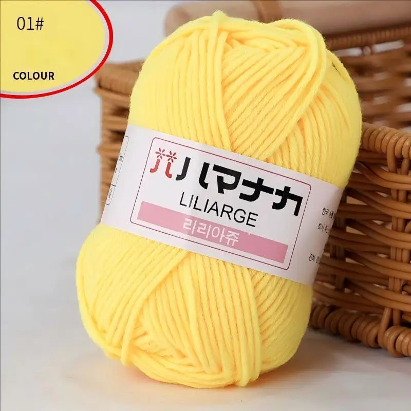Fil à tricoter en coton doux et épais pour bébé, fil de velours en fibres épaisses pour tricot à la main, fil à crocheter pour pull DIY