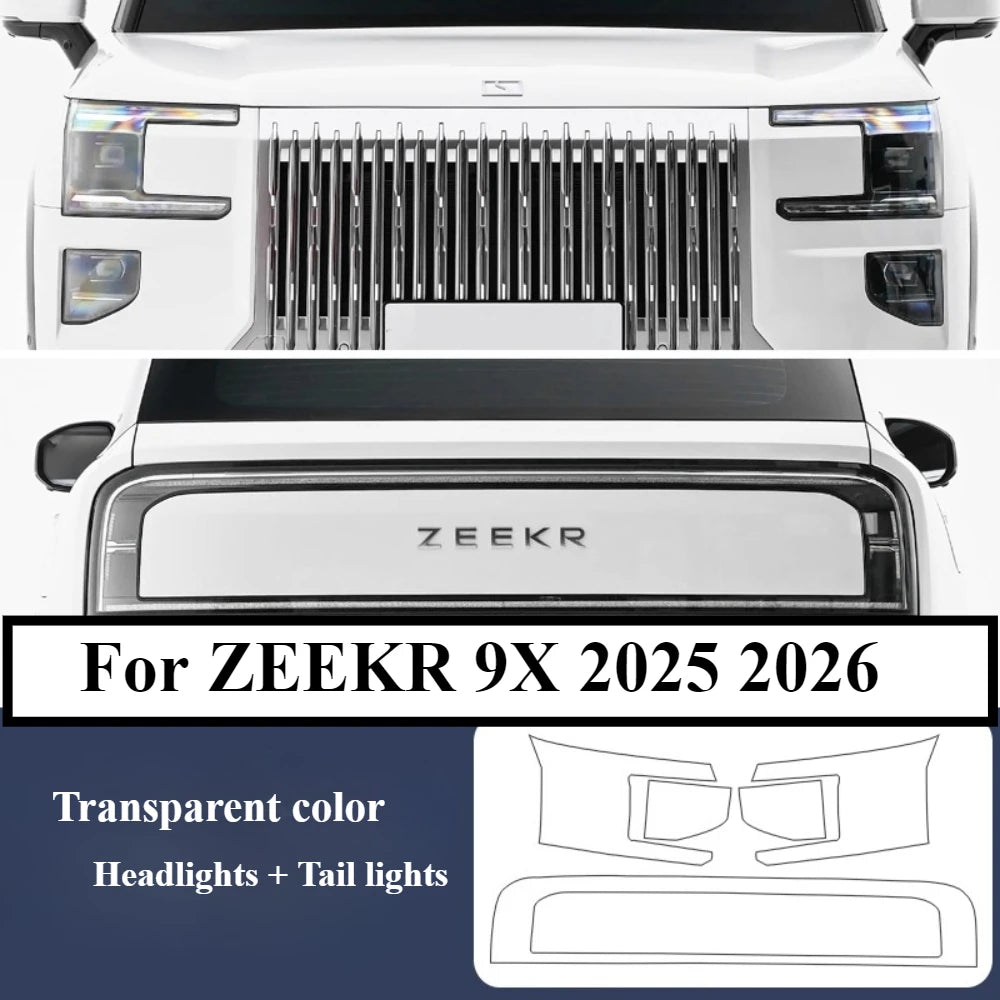 Film de Protection PPF pour ZEEKR 9X 2025 2026 PPF, intérieur transparent en TPU LCD, panneau de vitesse de Navigation GPS, Console centrale, accessoires de voiture