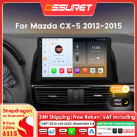 Snapdragon 8Core Android 14 autoradio pour Mazda CX5 CX-5 2012-2015 lecteur multimédia 6115 360 Cam Autoaradio Carpay Android Auto