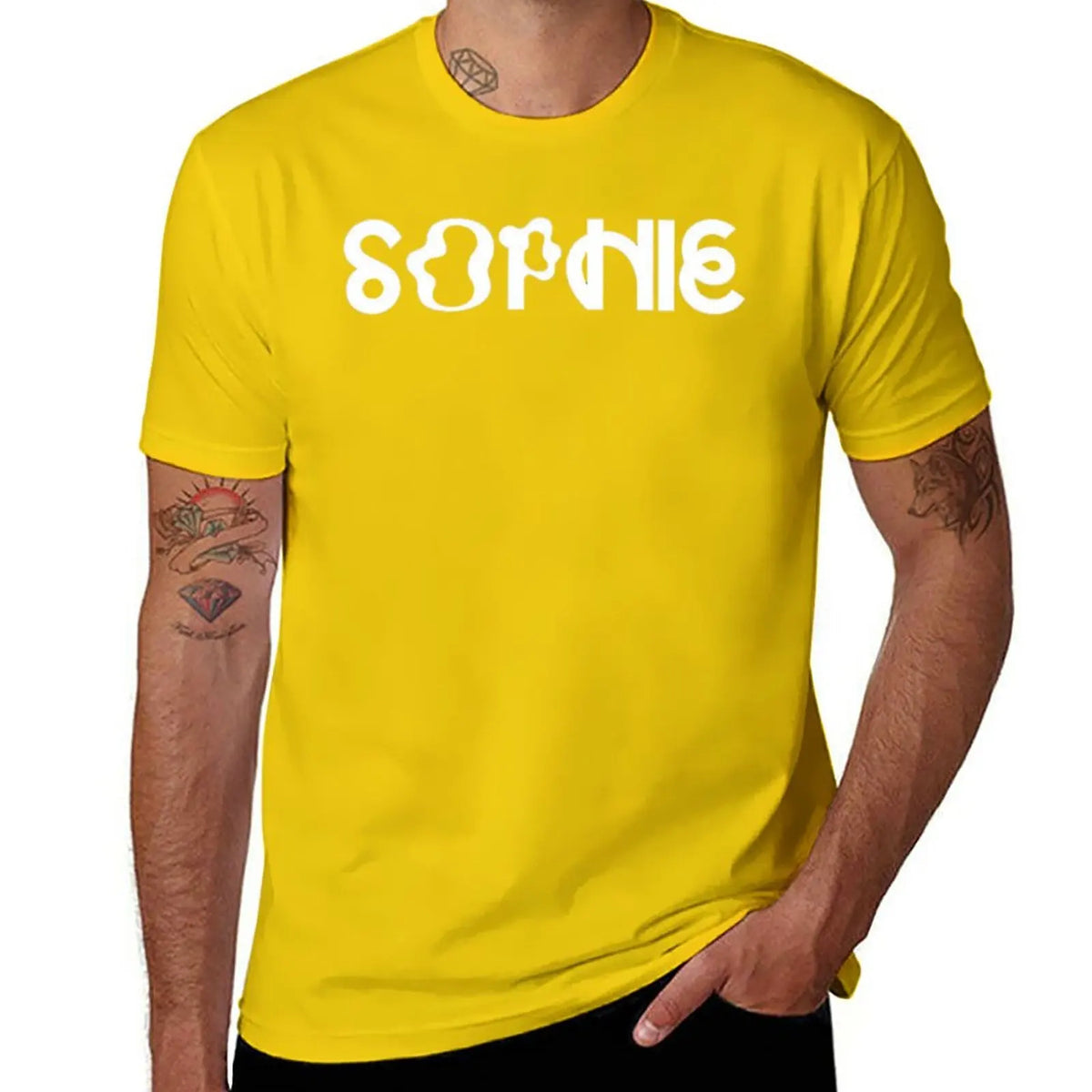 SOPHIE msmsmsm-تي شيرت برقبة دائرية للرجال، ملابس هيب هوب للأولاد، منسوجات قطنية، جديد