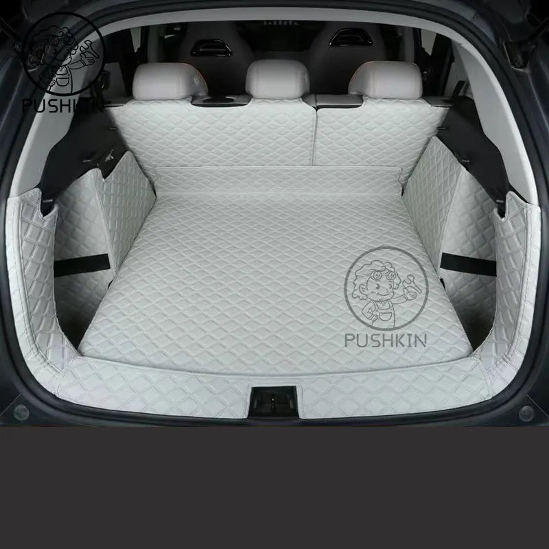 Tapis de coffre de voiture pour BYD Atto 3 Yuan Plus EV 2024 2025 2026, sacs de rangement de protection de coffre, doublure de chargement, accessoires d'intérieur de voiture