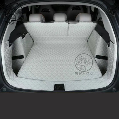 Tapis de coffre de voiture pour BYD Atto 3 Yuan Plus EV 2024 2025 2026, sacs de rangement de protection de coffre, doublure de chargement, accessoires d'intérieur de voiture
