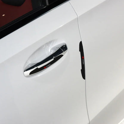 Autocollants de barre Anti-collision pour bord de porte de voiture, bande de Protection en Silicone pour Hyundai I30 Veloster Kona I10 I35 Elantra Santa Fe, 4 pièces