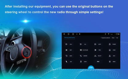 Autoradio Android, WIFI, FM, GPS, Stéréo, 2 DIN, Unité Centrale avec Cadre, pour Voiture KIT 5008, 4008, 3008, 2017, 2018, 2019, 2020